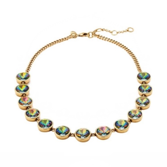 J. Crew Jewelry - J. Crew RARE Brulee Kaleidoscope Iridescent Necklace